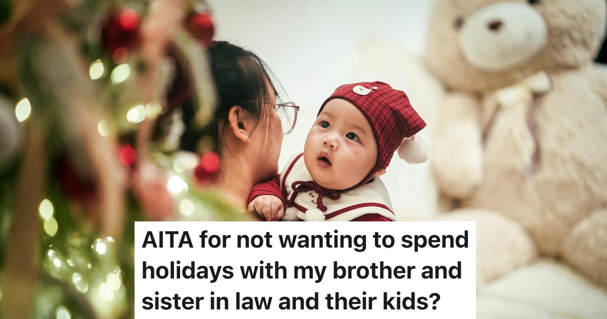 mom with her baby on christmas