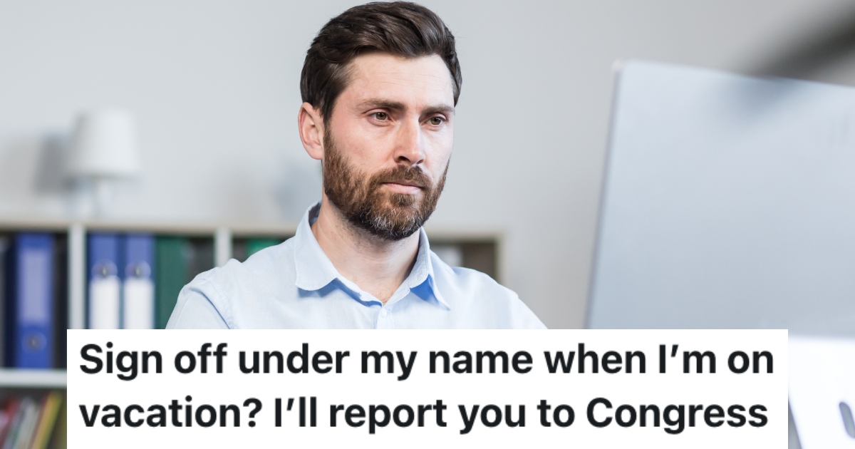 man sitting at a desk