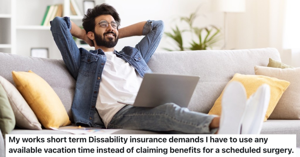 man relaxing on couch