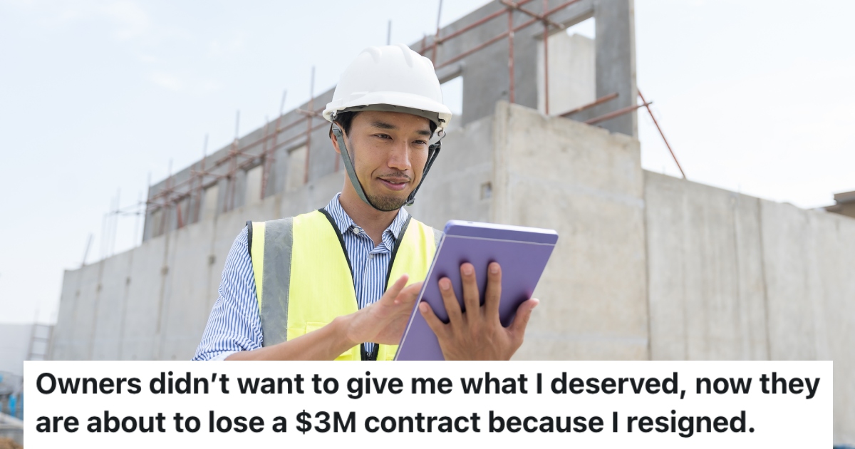 man at a construction site