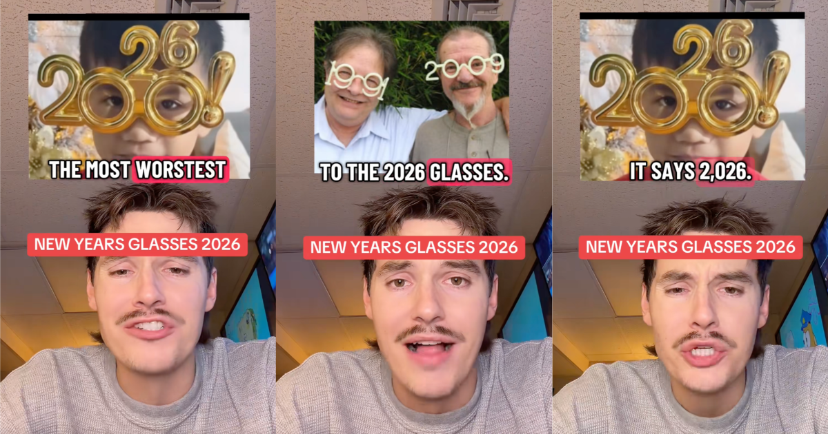 man talking about 2026 glasses