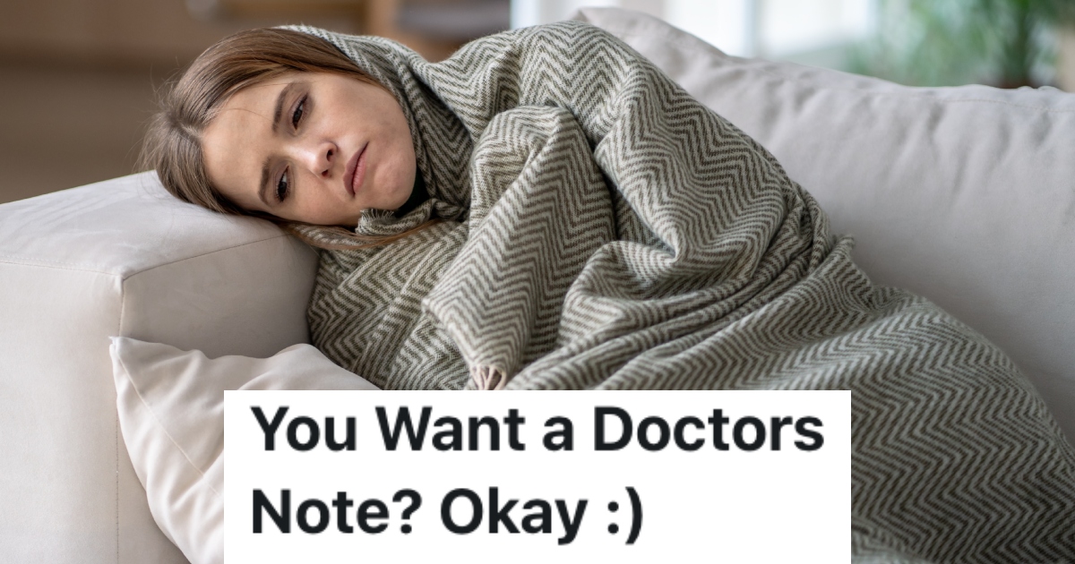 woman laying on a couch