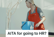 Housekeeper Was Yelled At By A Coworker For Parking Her Cleaning Cart In The Wrong Place, So She Escalated To HR Instead Of Tolerating The Disrespect