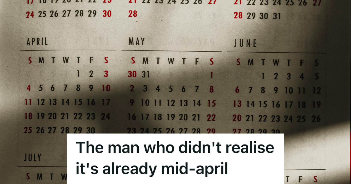 closeup of calendar pages