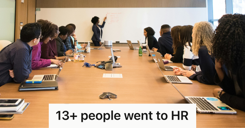 corporate staff meeting