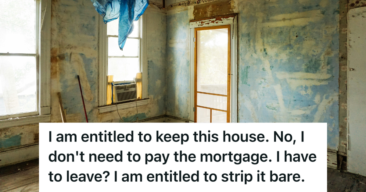 dilapidated home interior