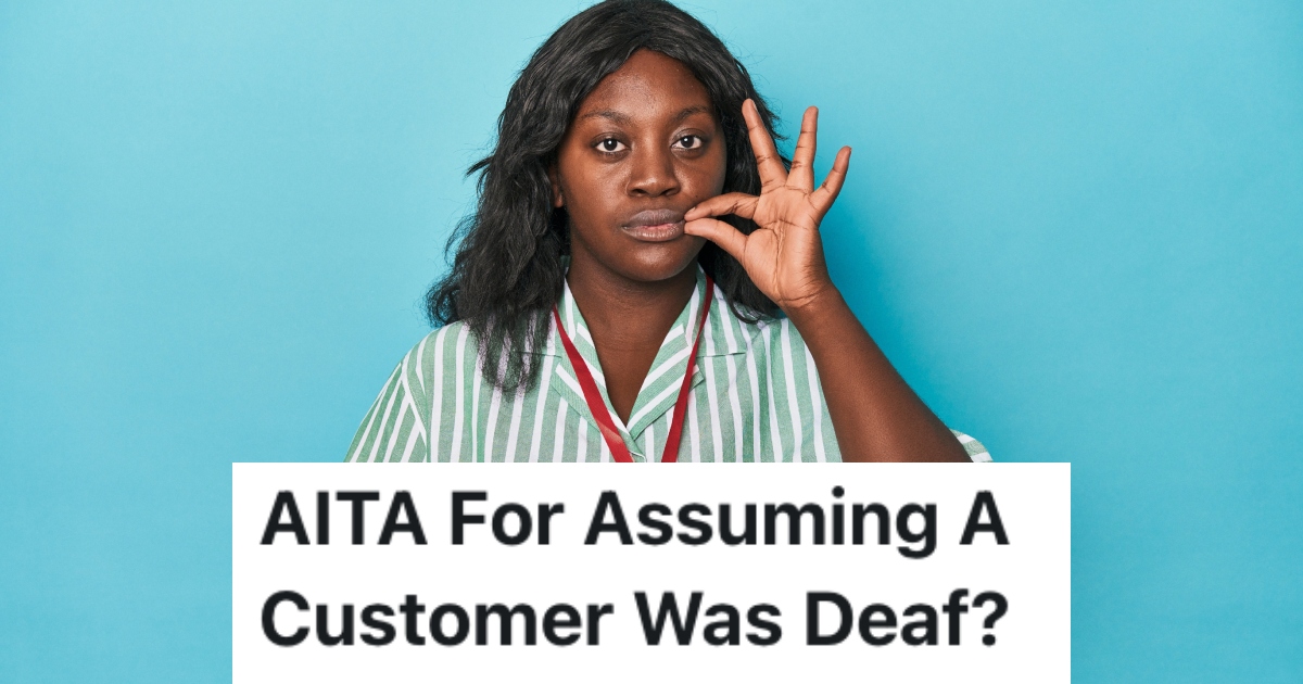 A Grocery Store Customer Ignored An Employee, So They Used Sign Language Because They Thought He Was Deaf woman doing sign language