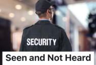 A Security Guard Got Yelled At By A Bank Manager For Speaking To Customers, So He Only Used Sign Language From That Point On