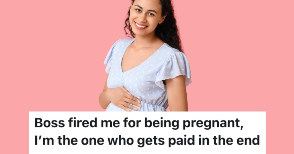 pregnant woman wearing a dress