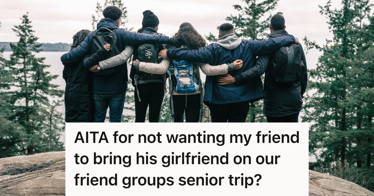 College Students Senior Trip Was Supposed To Be A Big Celebration With Friends, But An Unexpected Guest Sparked Tension Before The Trip Even Began group of friends hiking