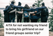 College Student’s Senior Trip Was Supposed To Be A Big Celebration With Friends, But An Unexpected Guest Sparked Tension Before The Trip Even Began