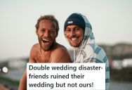 Their Friends Insisted On Coming Along To Make Their Wedding A Double Wedding, But The Other Couple Was Absolutely Miserable The Entire Time