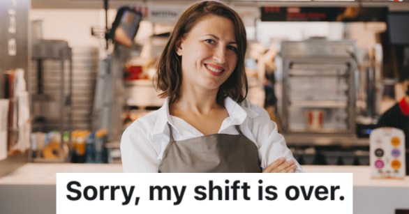 woman in a restaurant