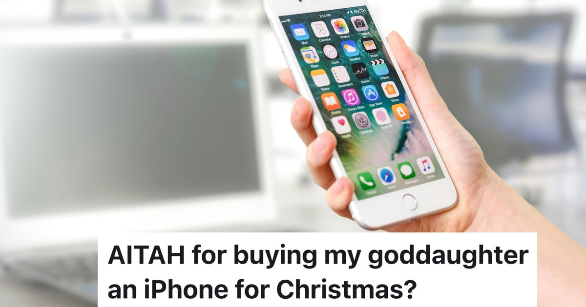 person holding an iphone cell phone