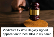 Homeowner Refused To Be Bullied By A Power-Hungry HOA And A Manipulative Ex, But An Epic Court Battle Took Them Both Down