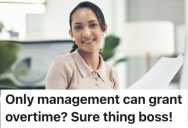 Employee Was Told They Should Only Work Approved Overtime Hours, And Since It Was Never Approved, They Left Every Day at 5 P.M. On The Dot