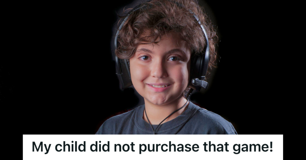 kid wearing a gaming headset