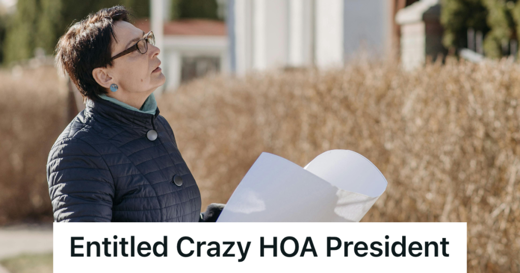 lady in winter coat holding papers