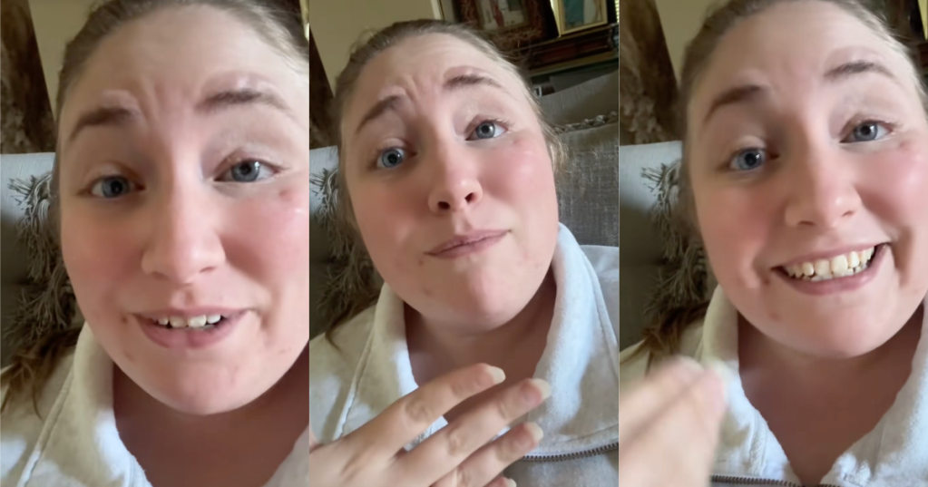 woman talking to tiktokkers