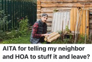 Homeowner Used A Wood Stove For Heat In His Lakeside Property, But His Neighbor Contacted The HOA To Get Him To Stop