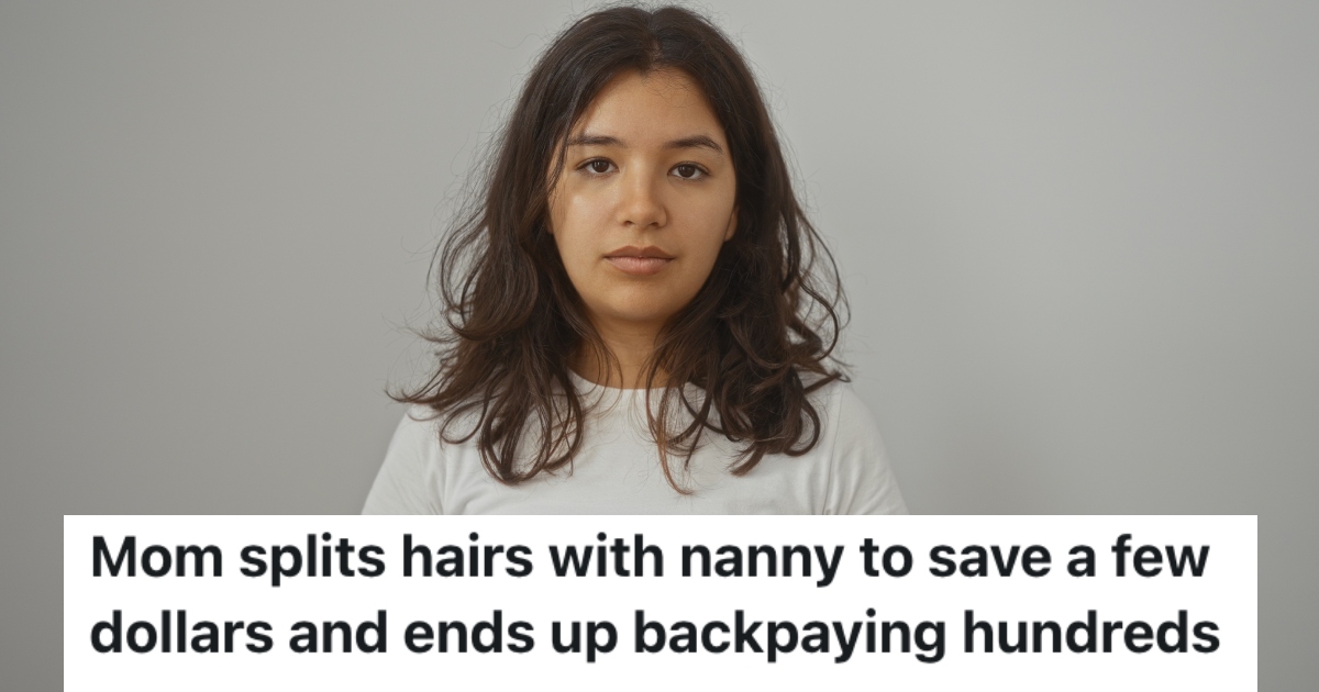 woman with a serious look