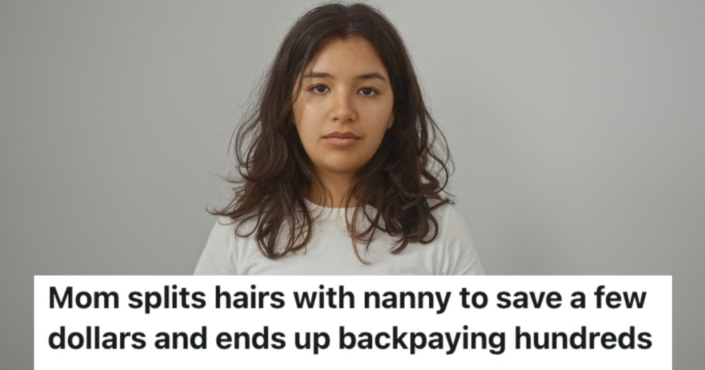 woman with a serious look