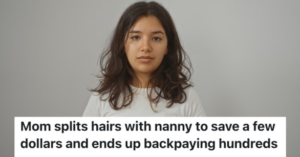 woman with a serious look