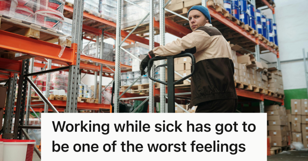 man working in a warehouse