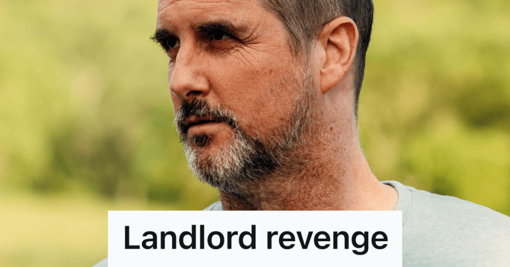 mean looking landlord with grey beard