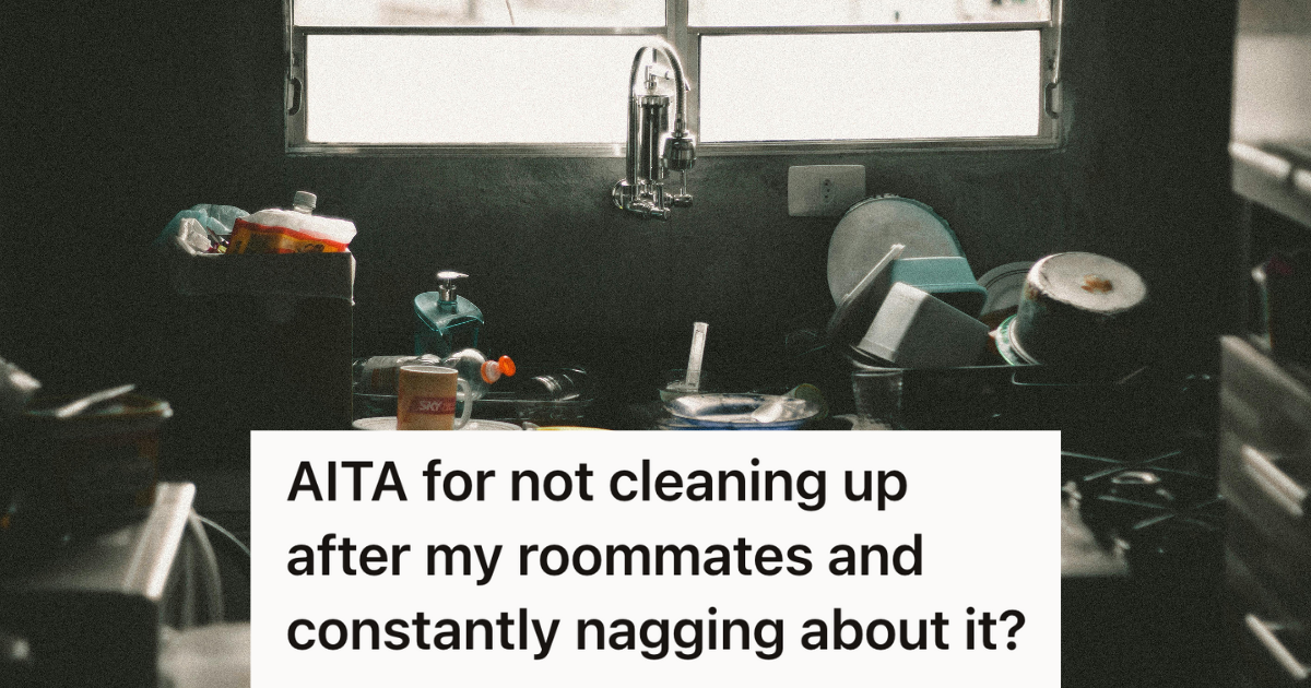 messy apartment sink