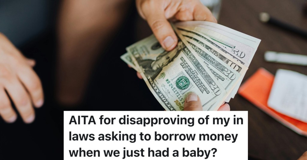 person holding out money