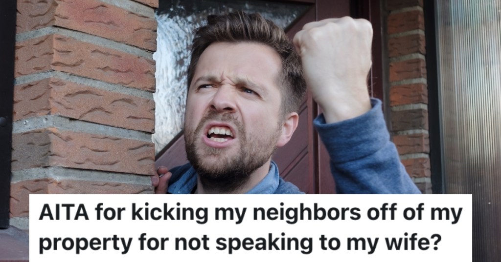 man yelling and shaking fist