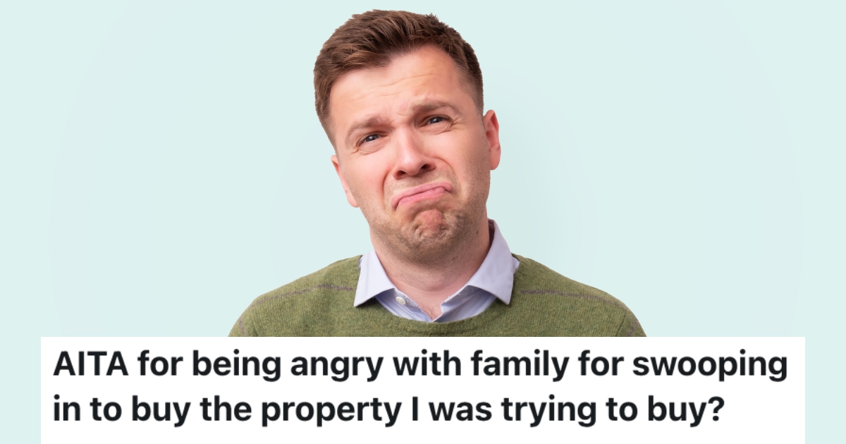 man with an upset expression