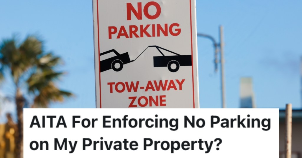 no parking street sign