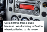 Driver Played Classic Rock During His Deliveries, So One Music-Loving Customer Gave Him The Best Tip Of His Entire Career