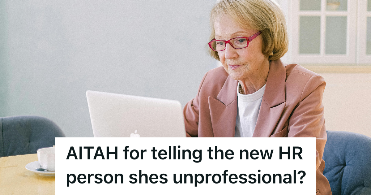 old professional woman working at her laptop