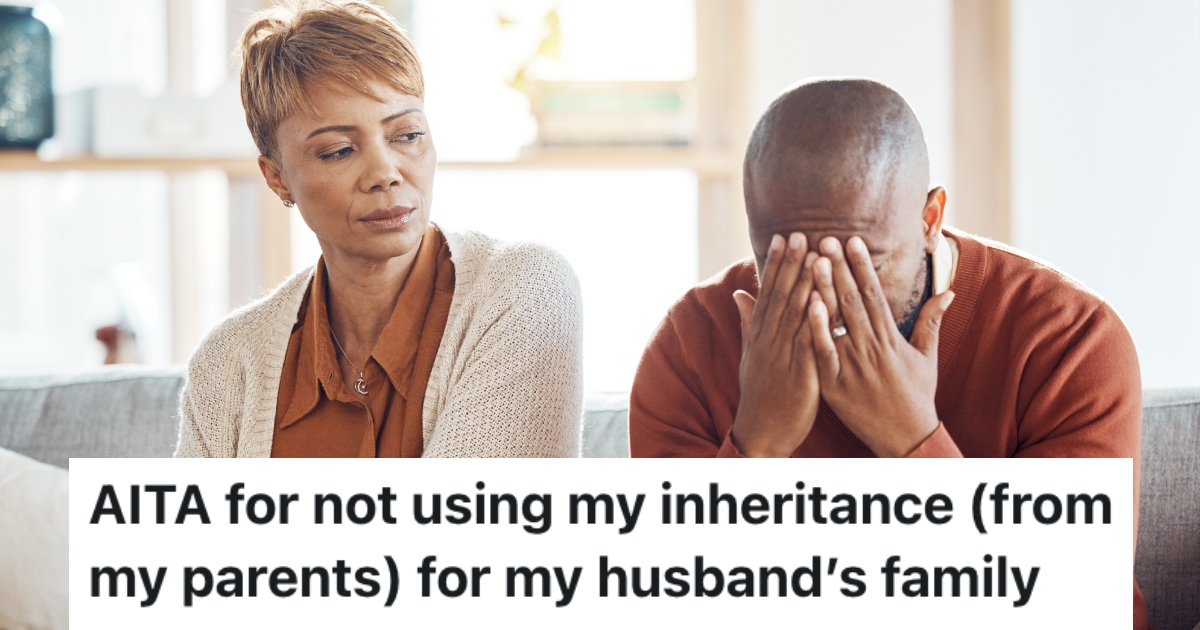 older couple having argument