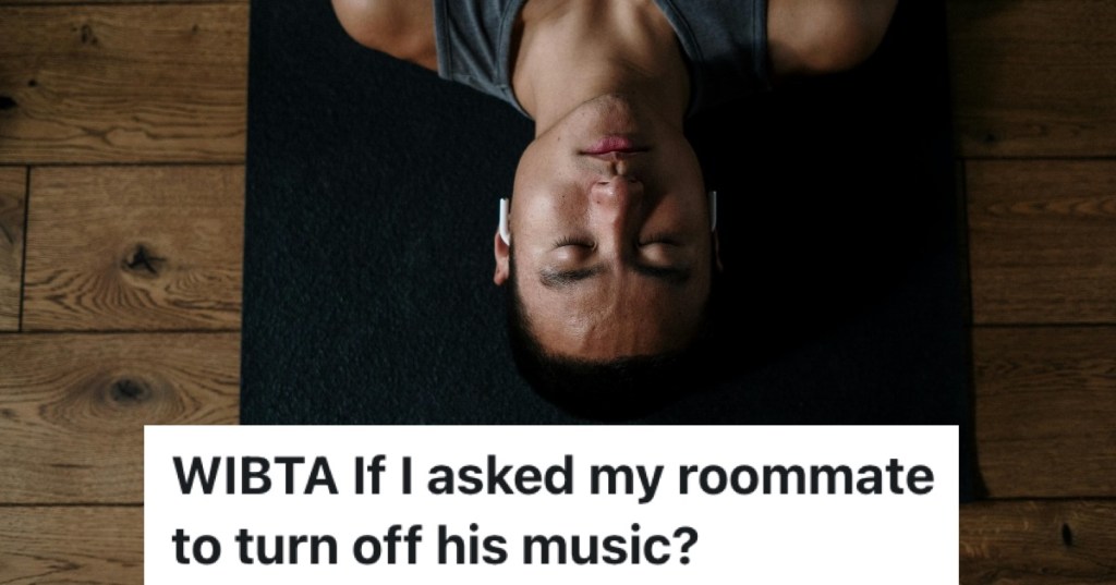 guy on yoga mat