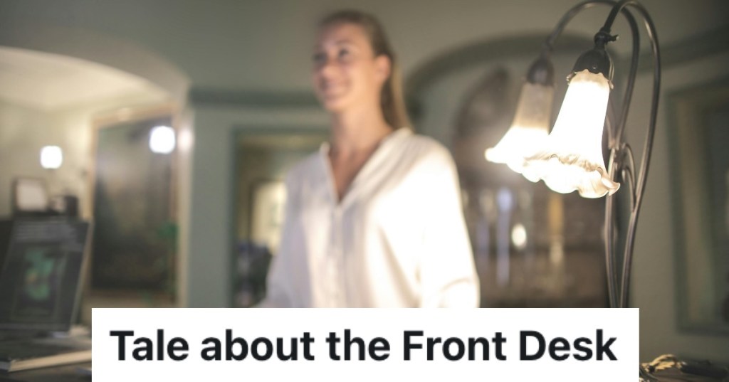 hotel front desk clerk