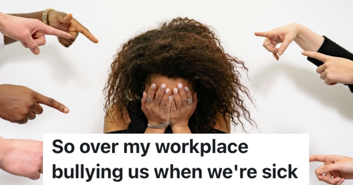 pointing fingers at upset woman