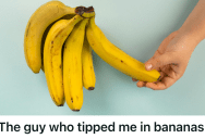 Delivery Driver Expected A Normal Tip, But The Customer Paid Her With Bananas Instead