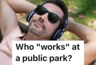 An Electrician Took A Break In A Public Park After Work, But He Got Annoyed At A Random Guy Who Thought He “Worked” There