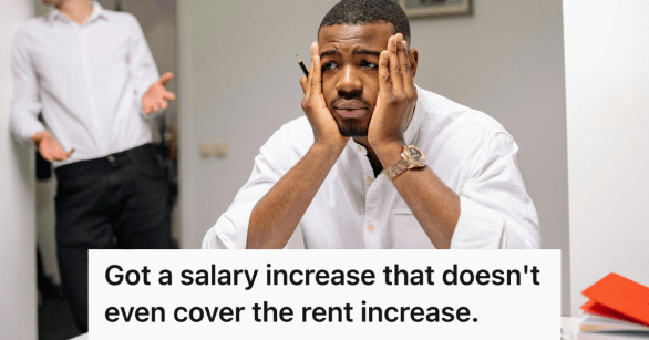 professional man looking stressed at the office