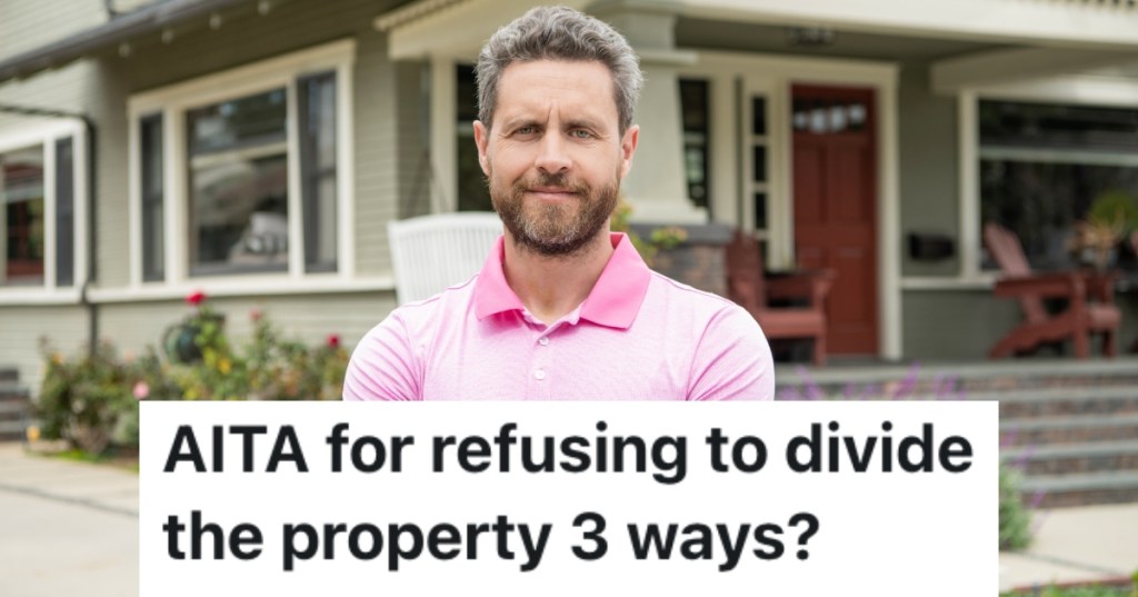 man standing in front of a house