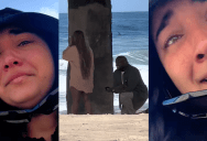 A Beachgoer Filmed A Man Proposing To A Woman By The Ocean And We’re All Getting Emotional. – ‘Literally sobbing over here.’