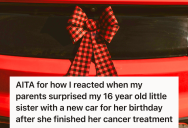 Daughter Helped Her Family Through Her Sister’s Cancer Treatment, So When She Was Snubbed With A Small Birthday Gift While Her Sister Got A New Car, She Couldn’t Help Feeling Resentful
