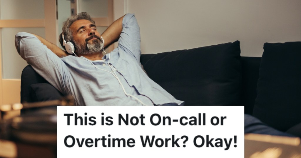 man relaxing on couch