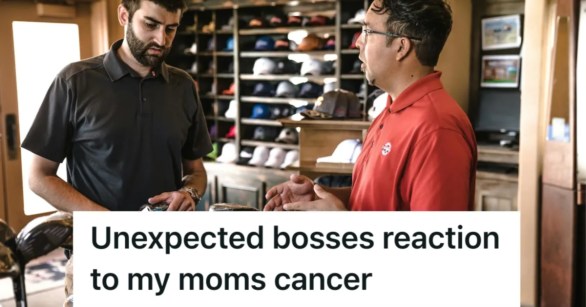 Two men in a sports store