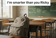 Annoying Kid In Class Kept Kicking The Back Of His Chair, So A Crafty Student Tricked Him Into Reacting And The Teacher Got Him In Trouble Instead