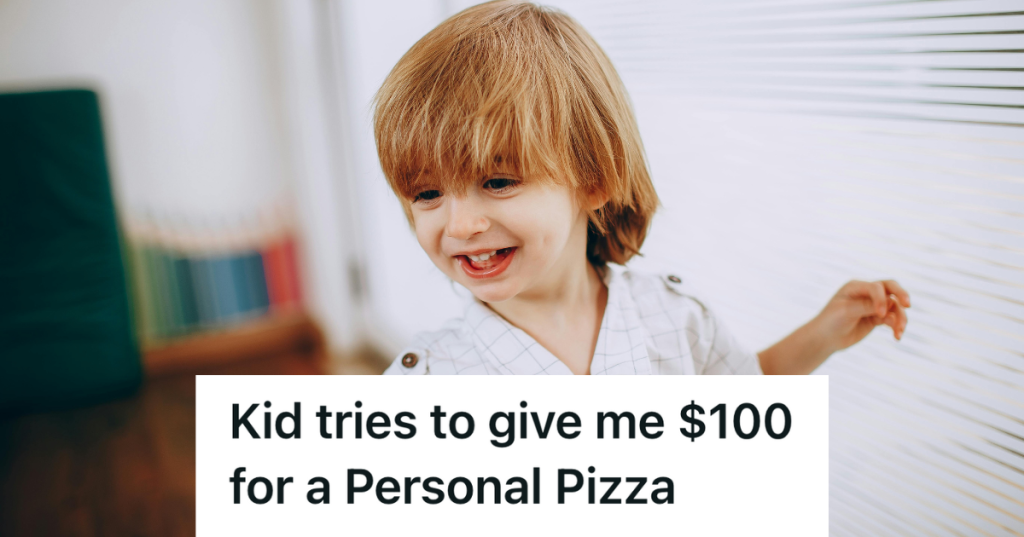 smiling little boy with long hair
